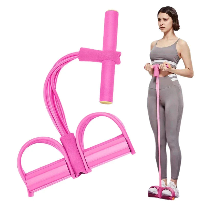 4-Tube Pedal Resistance Band