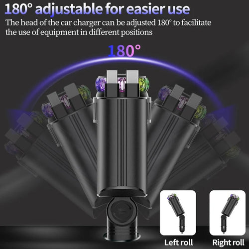 5-in-1 Starlight Car Charger