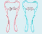 Neck Massager High Quality Multi-function Manual Relaxed Cervical Massager Pressure Relieve Double Ball Pressing Meridian Massager