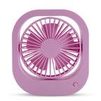 USB Desk Fan Portable Desktop Table Fan With 2 Speed 180 Rotation Adjustable Strong Wind Quiet Mini Fan For Office Household