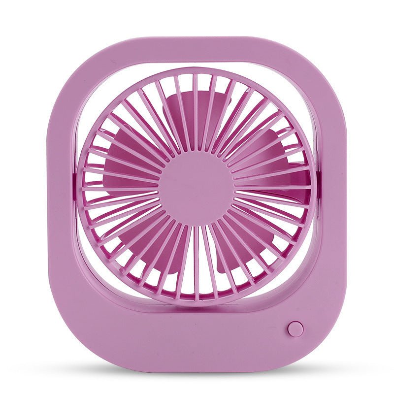 USB Desk Fan Portable Desktop Table Fan With 2 Speed 180 Rotation Adjustable Strong Wind Quiet Mini Fan For Office Household